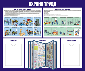 С95 Стенд охрана труда (с перекидной системой) (1200х1000 мм, пластик ПВХ 3 мм, алюминиевый багет золотого цвета) - Стенды - Стенды по охране труда - Магазин охраны труда ИЗО Стиль